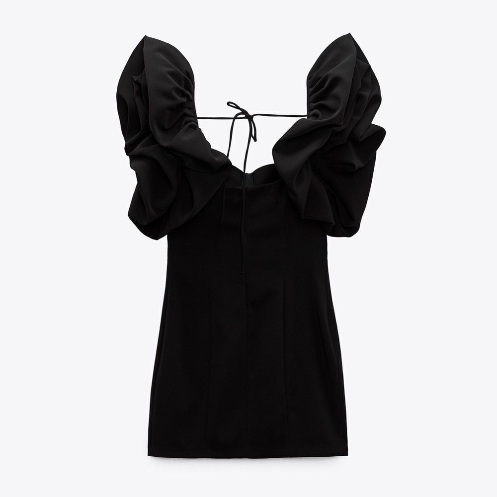 Zara Voluminous Short Dress - Picture 12 of 14